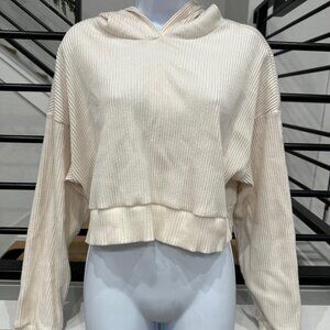 ALO Muse Hoodie in Ivory - Size Small